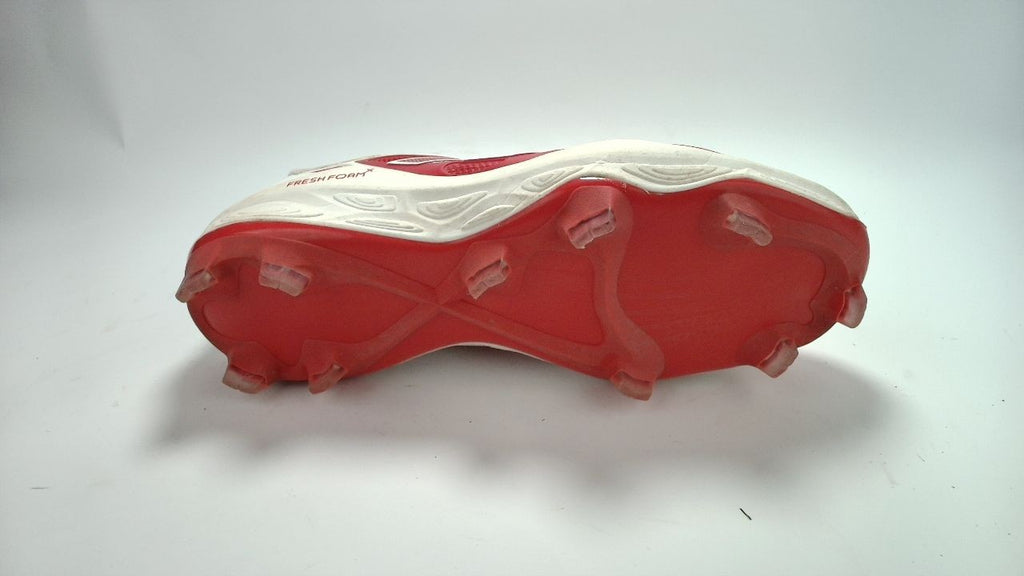 New Balance Women's Fresh Foam Velo V4 Molded Softball Shoe, Team Red/White, 10