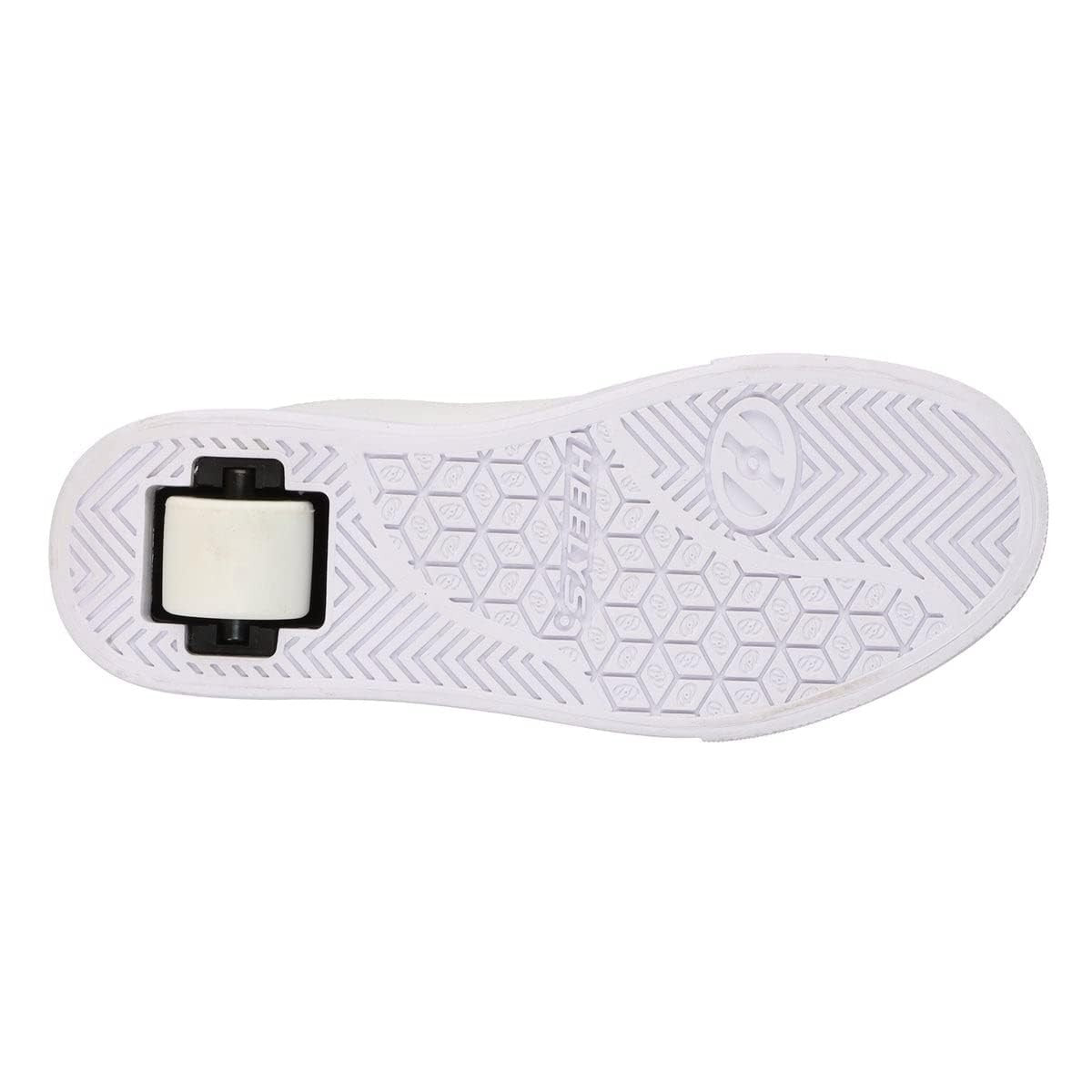 HEELYS Men's Wheeled Heeled Footwear Heel Shoe, White, 9