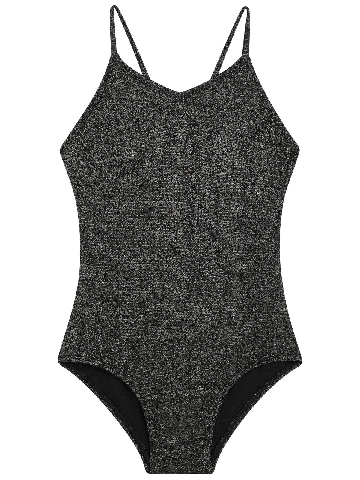 Girls' Kanu Surf Hurricane Sport Swimsuit, UPF 50, Black, Size 14