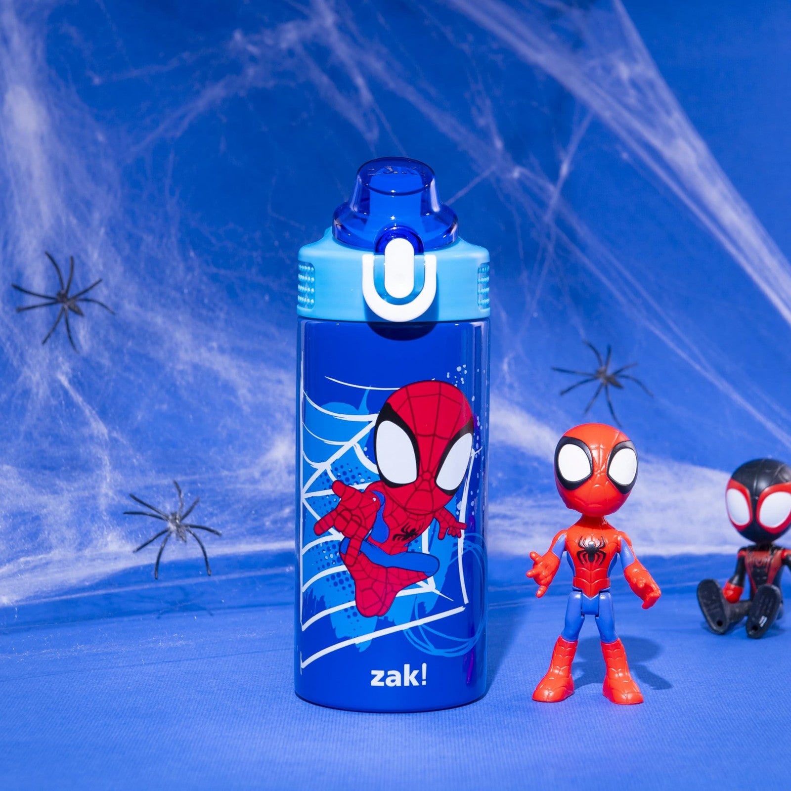 14oz Spider-Man Kids Water Bottle, Stainless Steel, Leak-Proof, Insulated