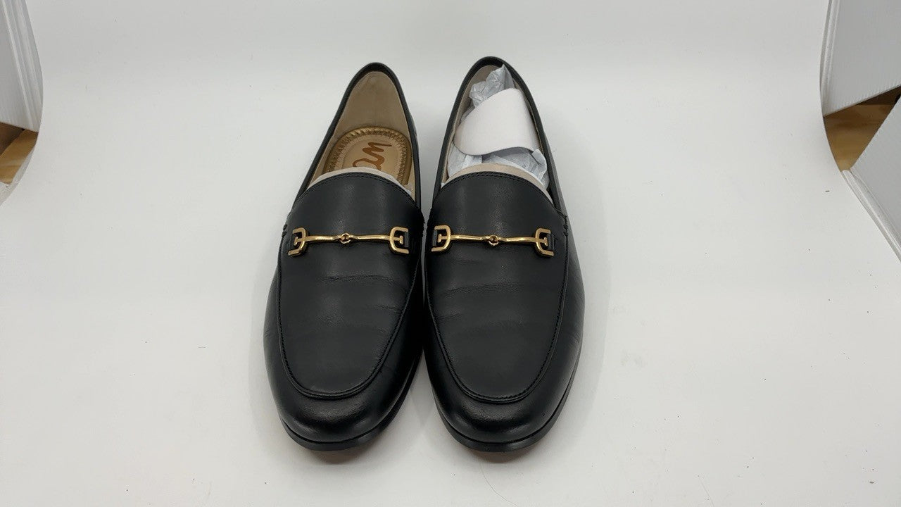 Sam Edelman Women's Loraine Loafer, Black Leather, 8