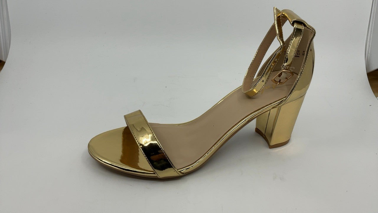 Ankis Heels for Women Open Toe Ankle Strap Chunky Heel Sandals 2.75 Inch