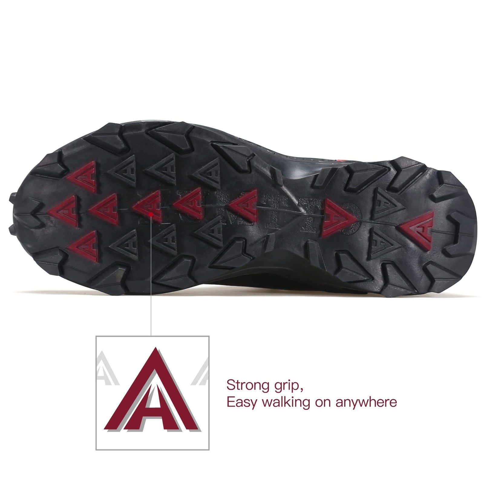 Men's HUMTTO All-Terrain Hiking Boots 10.5 Black Waterproof & Breathable