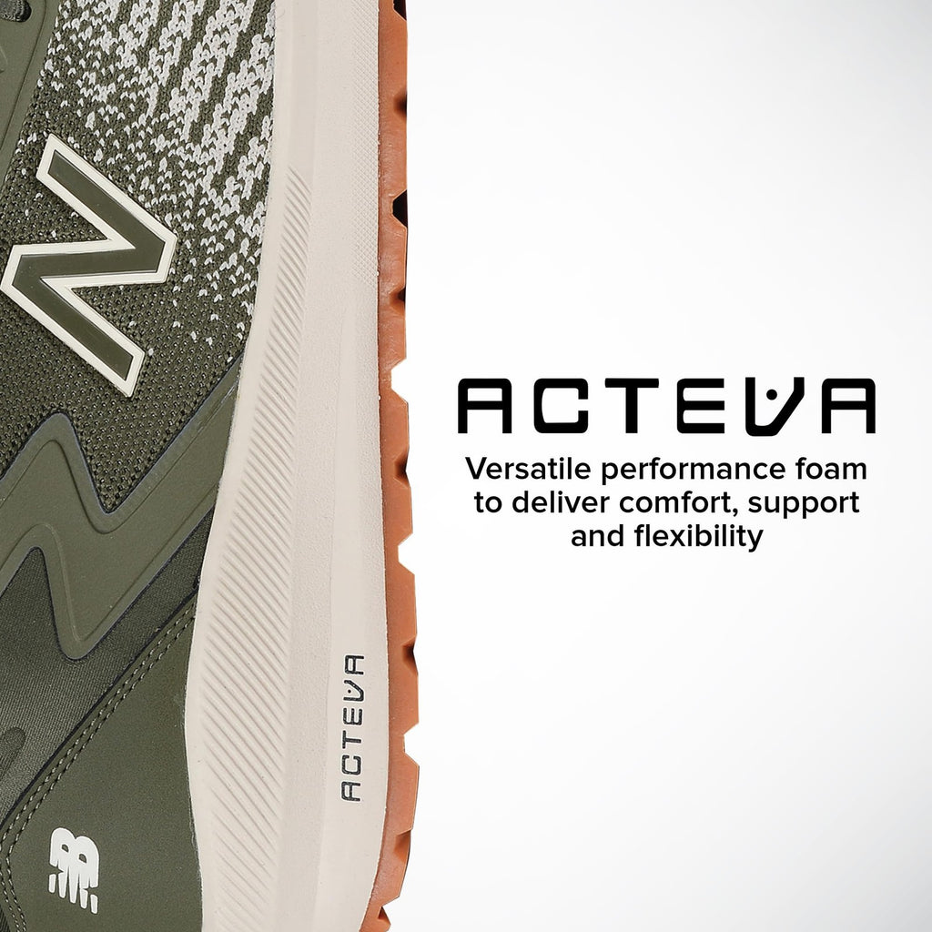 New Balance Men's Composite Toe Speedware Industrial Boot, Olive/White, 8