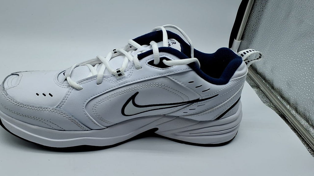 Nike Men's Air Monarch IV D Training Shoes, White/Navy, 10.5 M