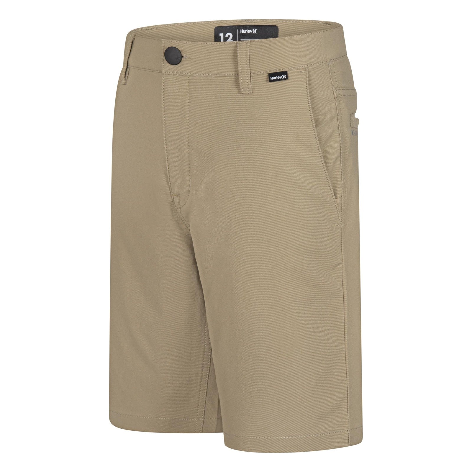 Hurley Boys' Dri-FIT Walk Shorts, Khaki, 12
