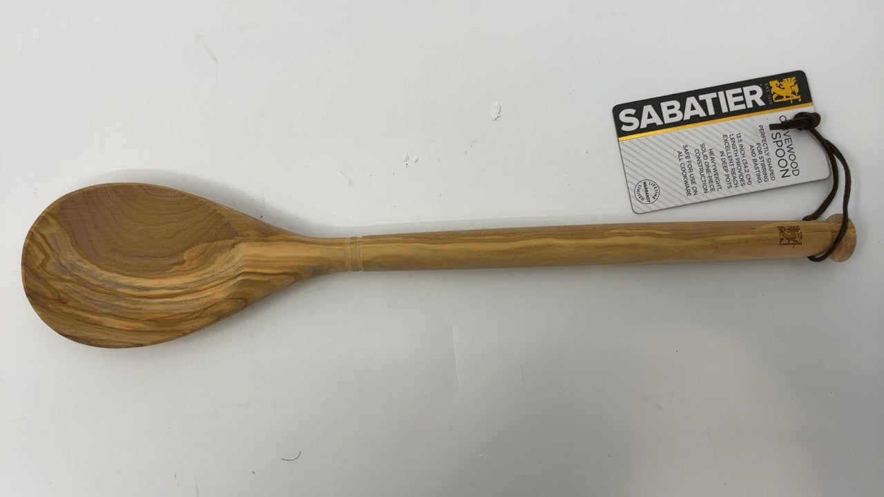 14-Inch Olivewood Spoon - All-Purpose Cooking Utensil for Stirring & Mixing
