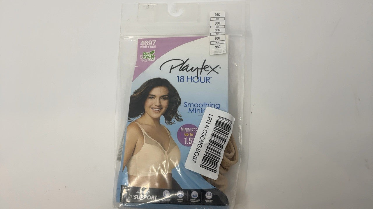 Playtex Women's 18 Hour Smoothing Minimizer Wireless Bra US4697