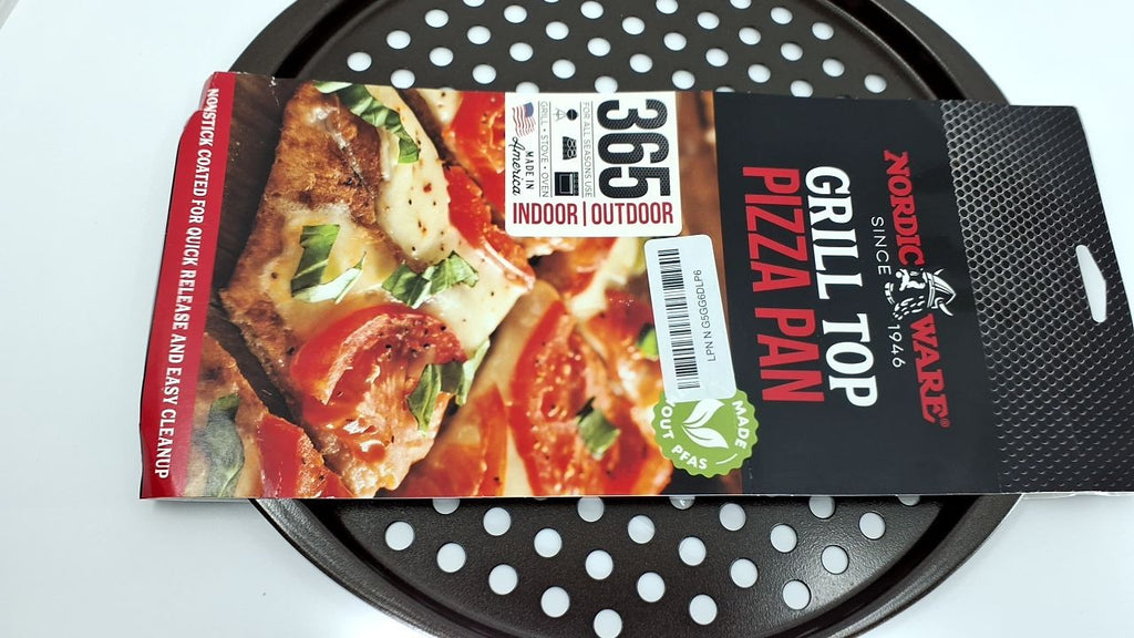 Nordic Ware Grill Safe Nonstick Pizza Pan, 12.5-Inch