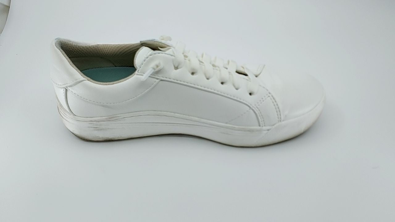 Dr. Scholl's Shoes Womens Time Off Sneaker White Smooth 8.5 W
