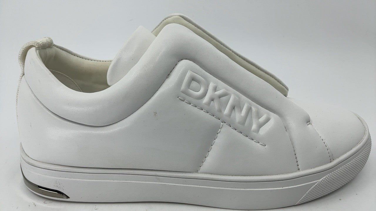 DKNY Women's Shoes Sneaker,White,75
