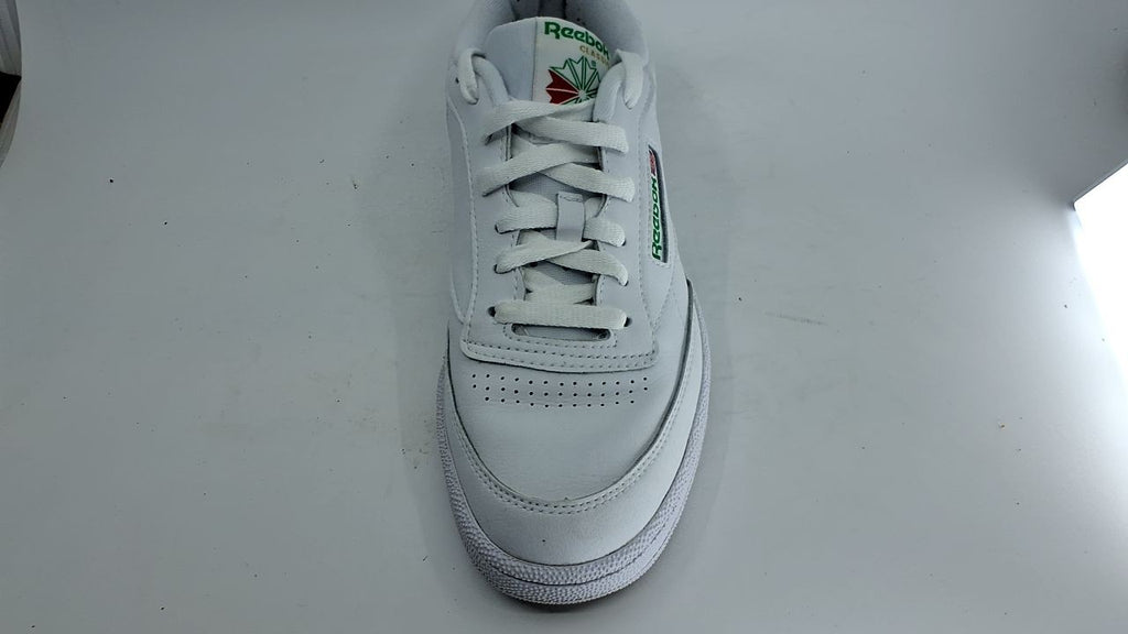 Reebok Classics Men's Club C 85 Walking Shoe, white/green, 8.5 M US
