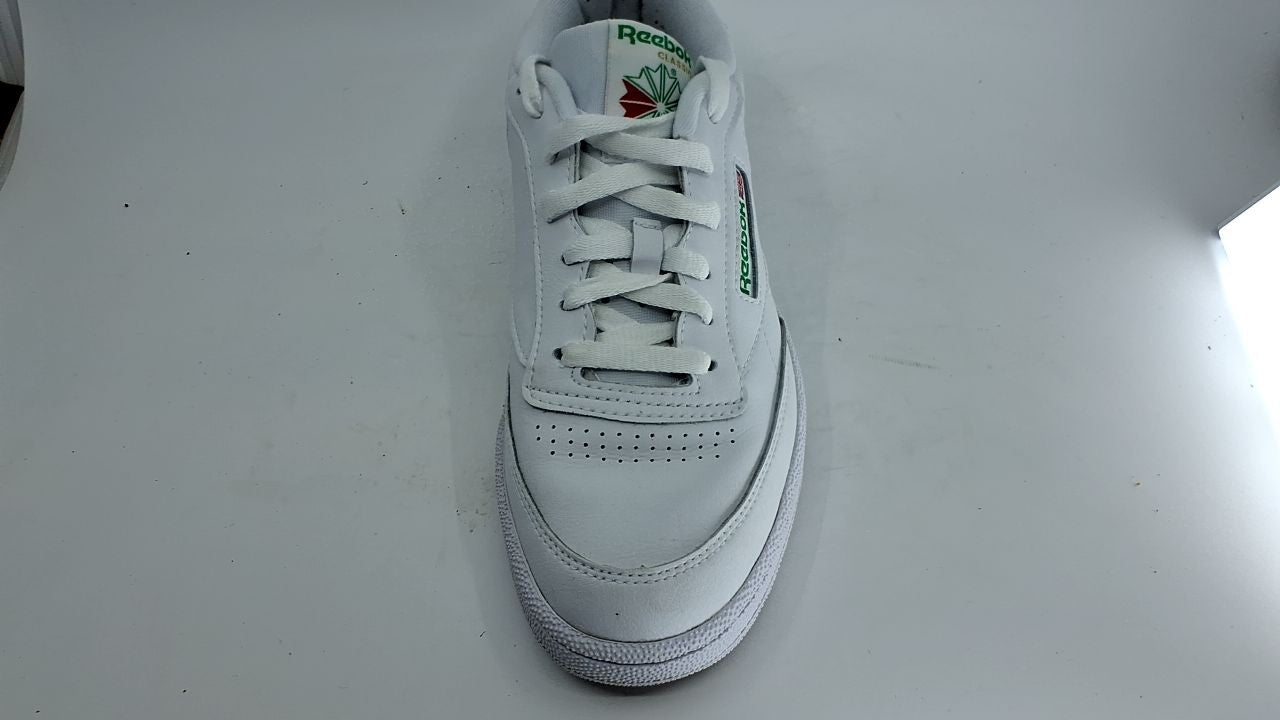 Reebok Classics Men's Club C 85 Walking Shoe, white/green, 8.5 M US
