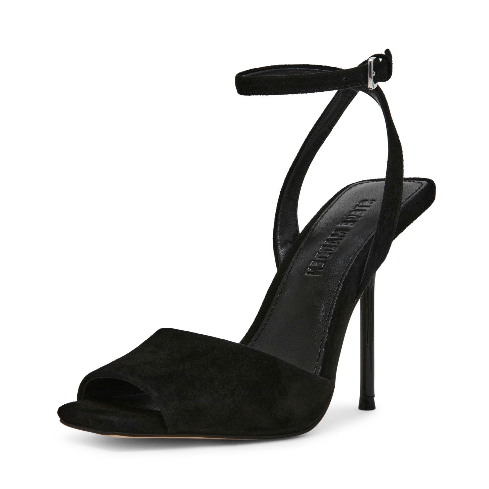 Steve Madden Women's Lilac, Black Suede, 9.5
