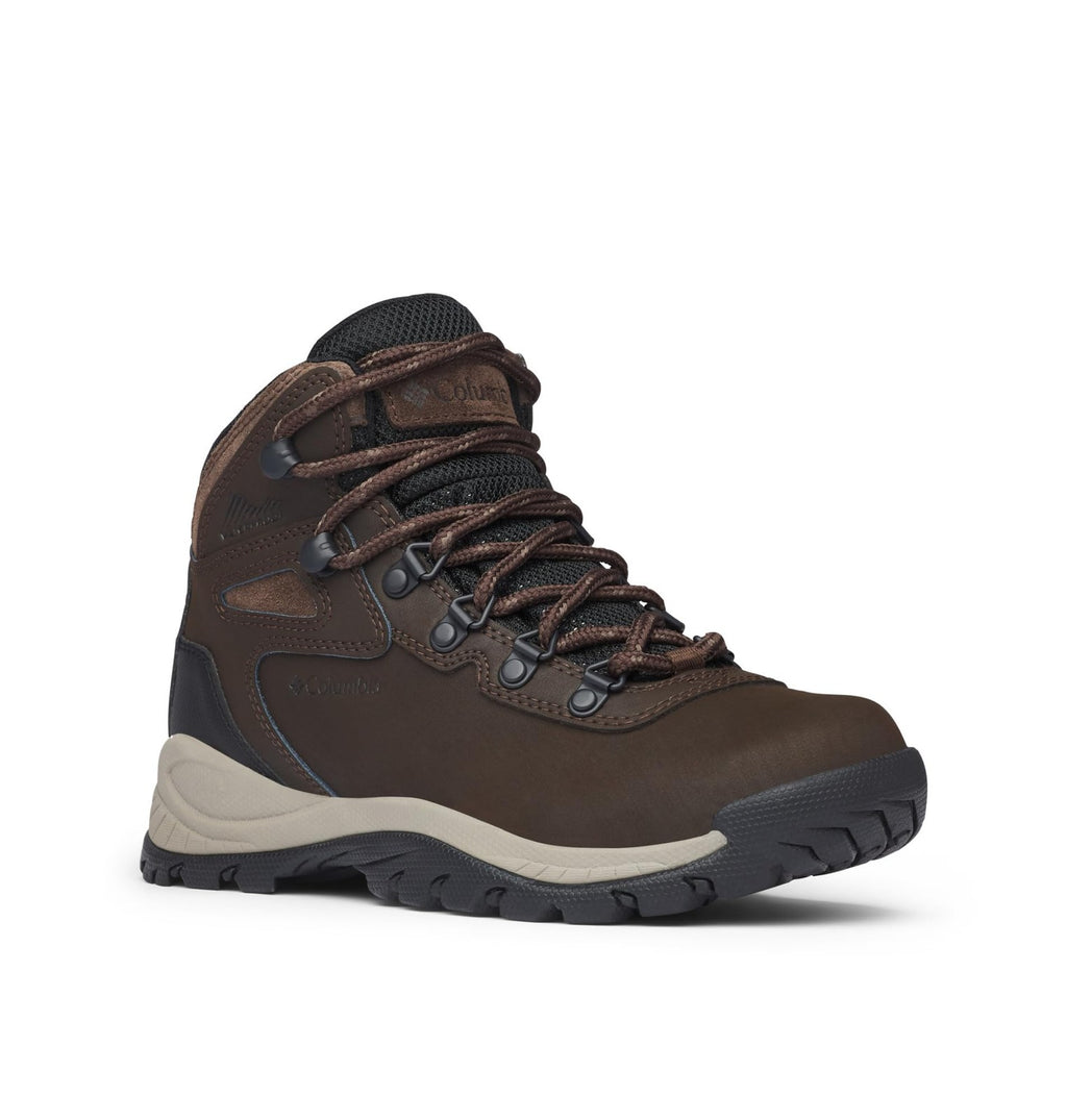Columbia Womens Newton Ridge 8.5 Waterproof Hiking Boot Cordovan/Crown Jewel