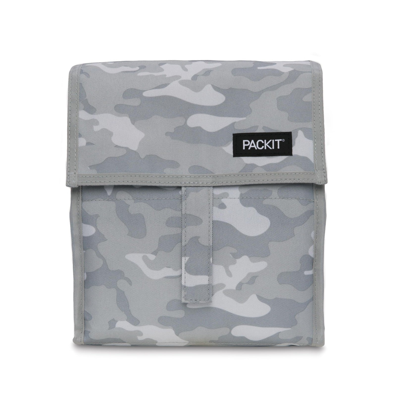 Freezable Lunch Bag, Tonal Camo Gray