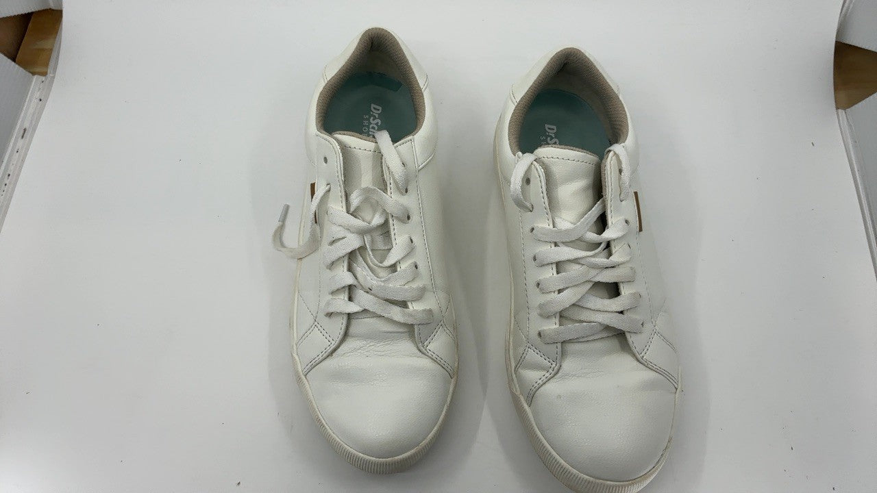 Dr. Scholl's Shoes Women's Time Off Go Sneaker, White Smooth, 8.5