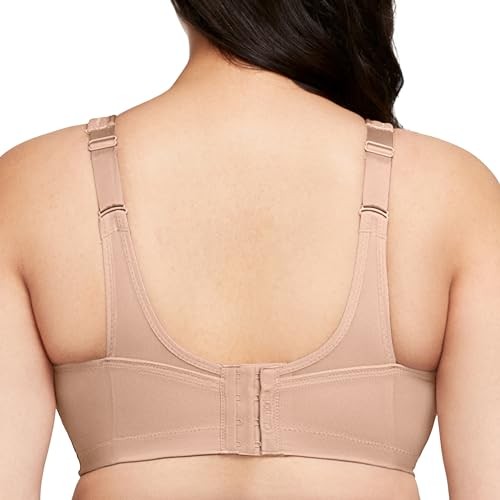 Plus Size MagicLift Sports Bra 40H Café Seamless Wirefree by Glamorise