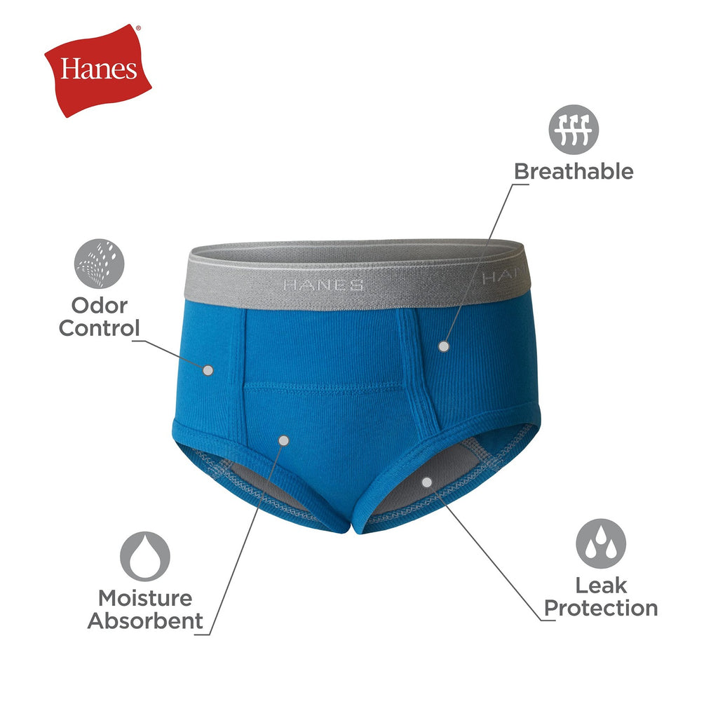 Hanes Toddler Boys Potty Trainer Boxer Briefs, 6-Pack