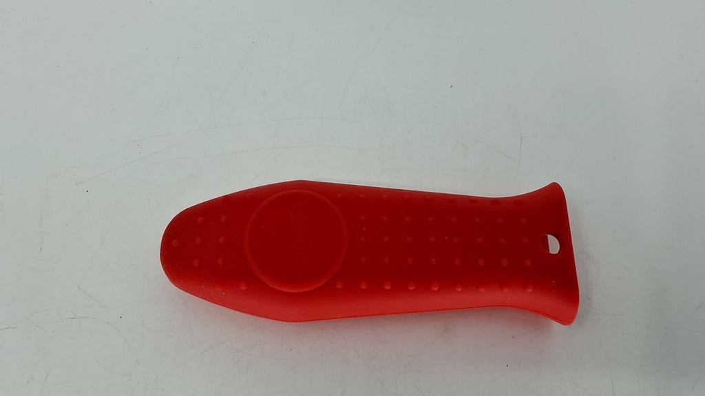 Heat-Resistant Silicone Skillet Handle Cover, Red, 5.6"L x 1.9"W