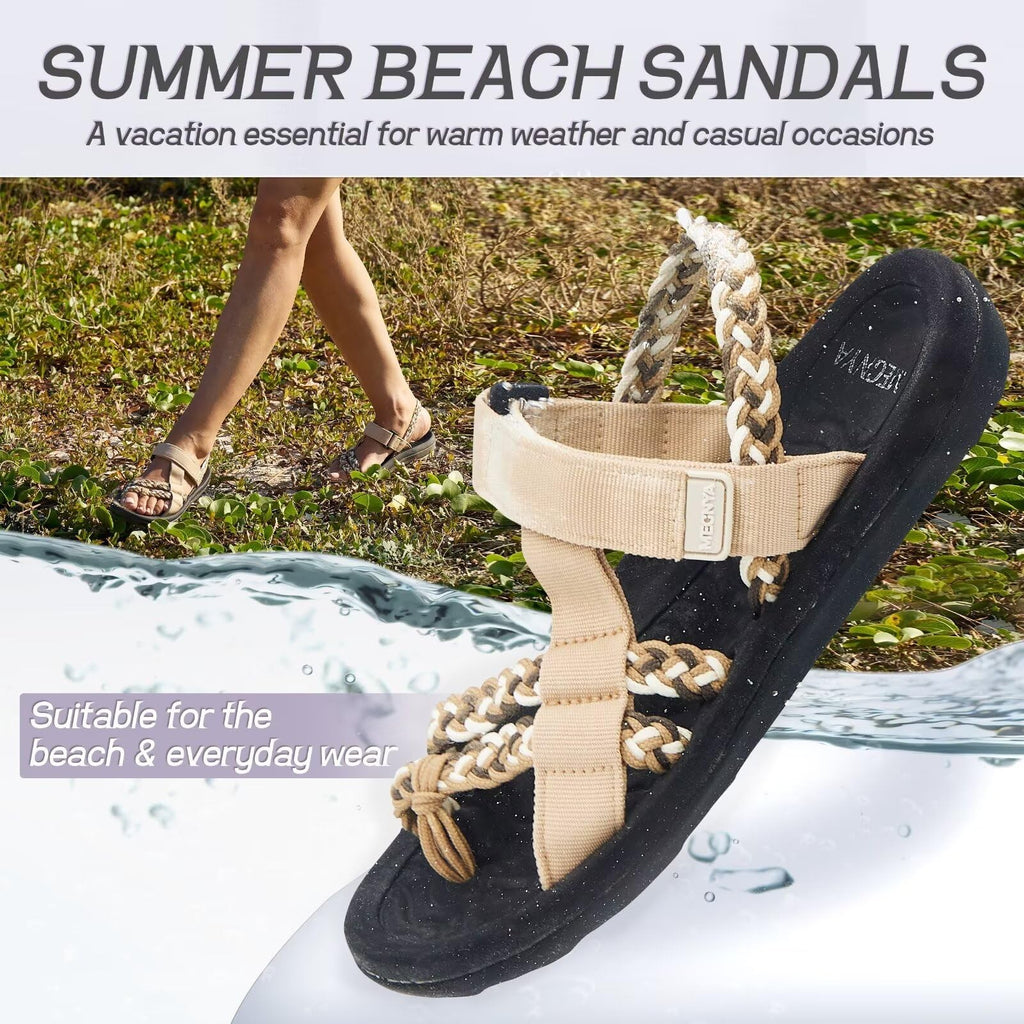 MEGNYA Soft Arch Support Walking Shoes for Women, Adjustable Hook and Loop,  9