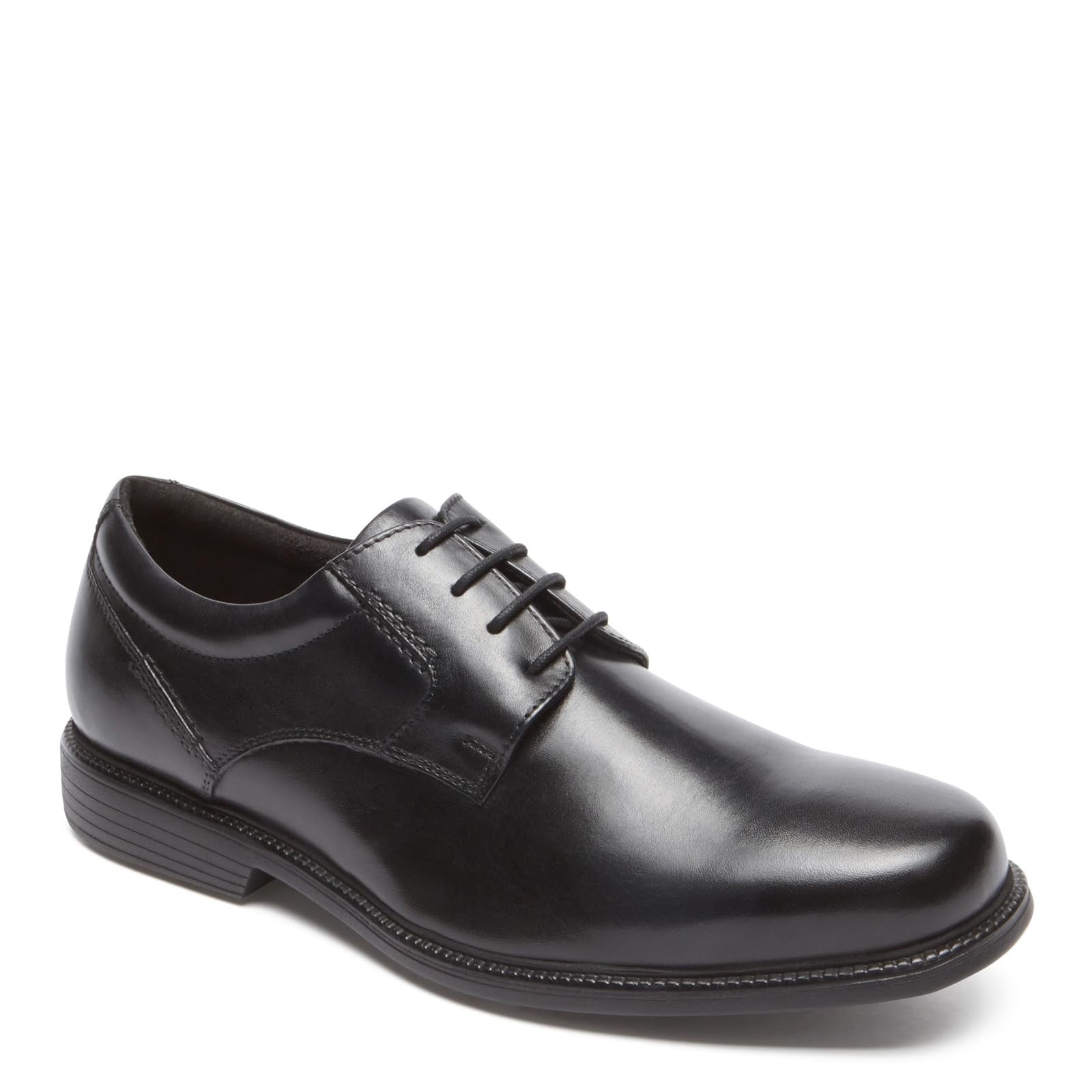 Rockport Mens Charlesroad Plaintoe Oxfords-shoes, Black, 13 Wide US