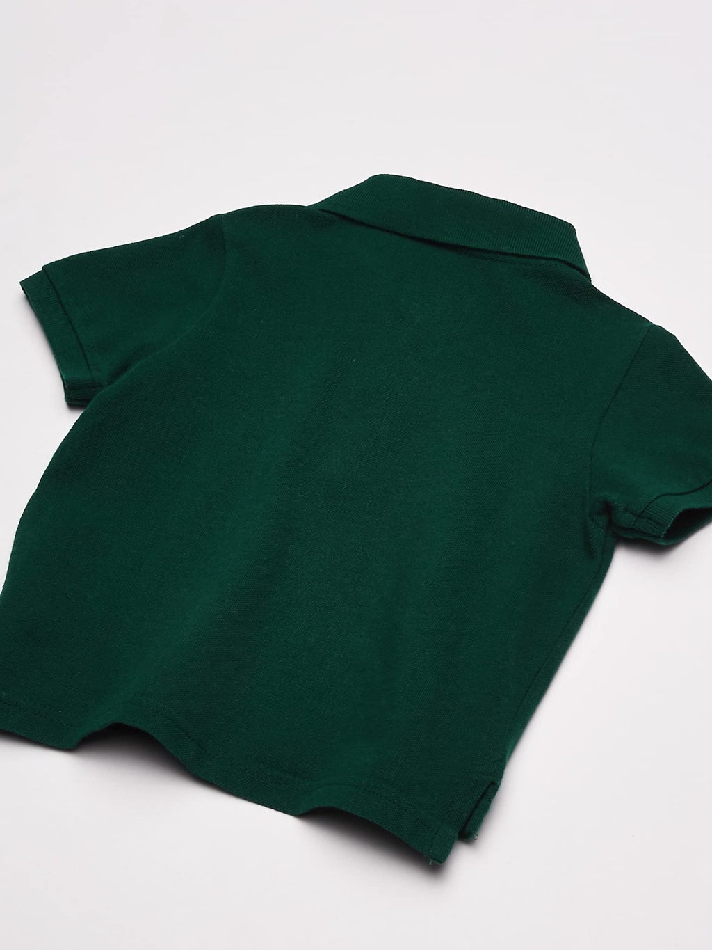 Toddler Short Sleeve Polo Shirt, Spruce Shade, Size 5T