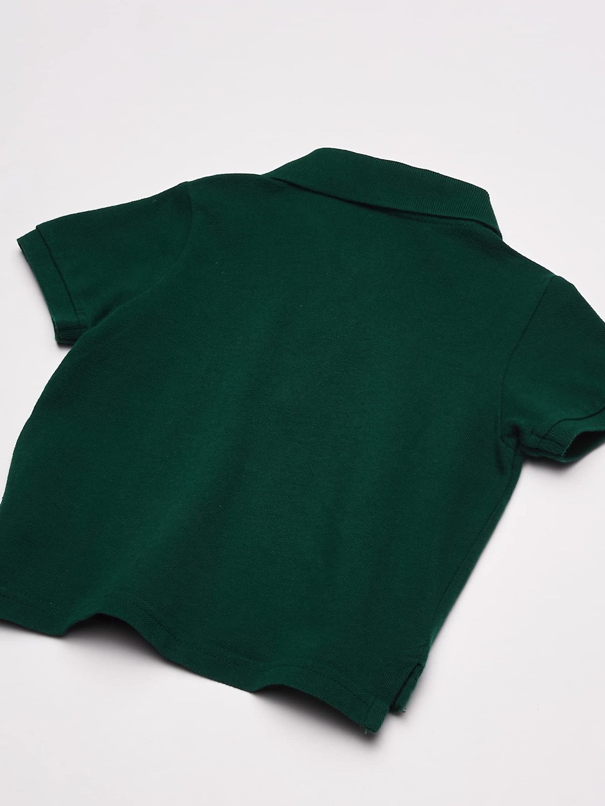 Toddler Short Sleeve Polo Shirt, Spruce Shade, Size 5T