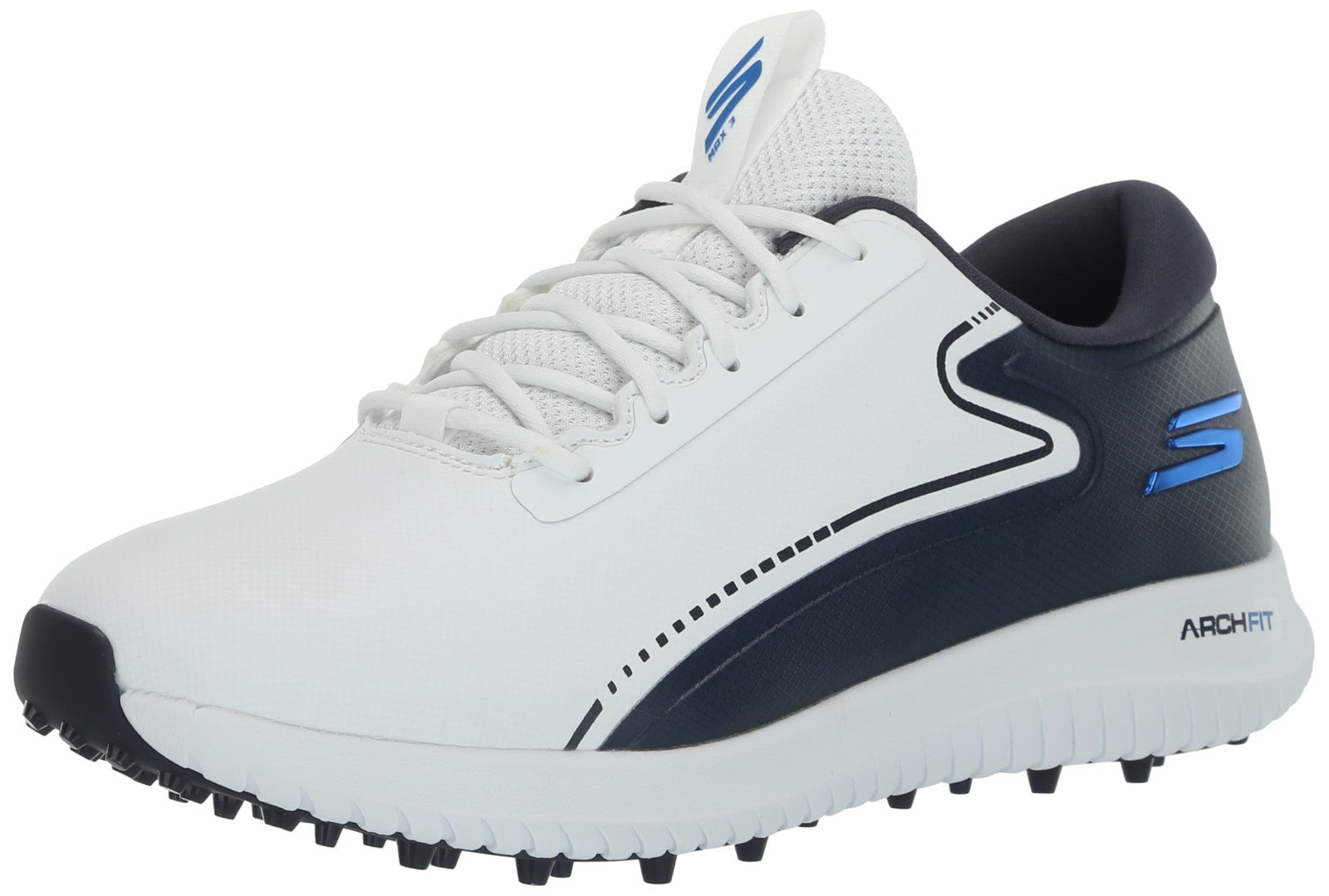 Skechers Max 2 Arch Fit Golf Shoe 11 Waterproof Spikeless White/Navy