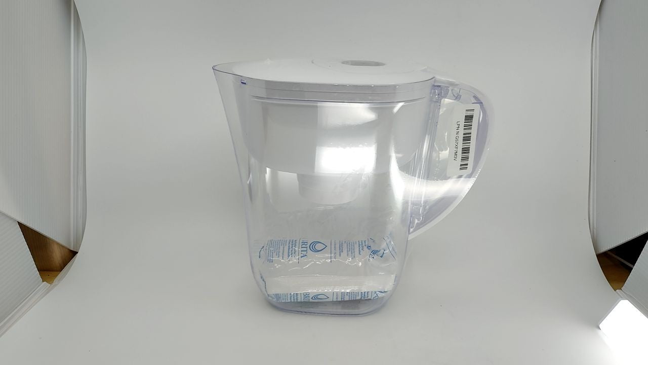 Brita Water Pitcher 6-Cup, BPA-Free, White, Includes 1 Standard Filter