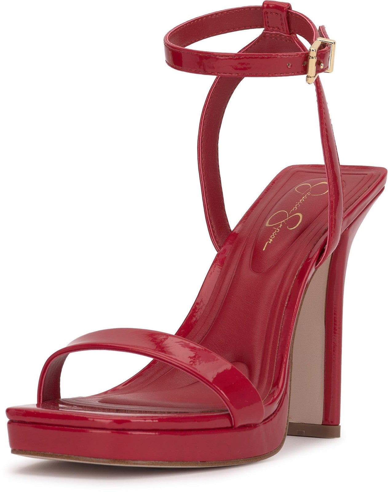 Jessica Simpson Adonia High Heel Sandal, Red Muse, 6.5