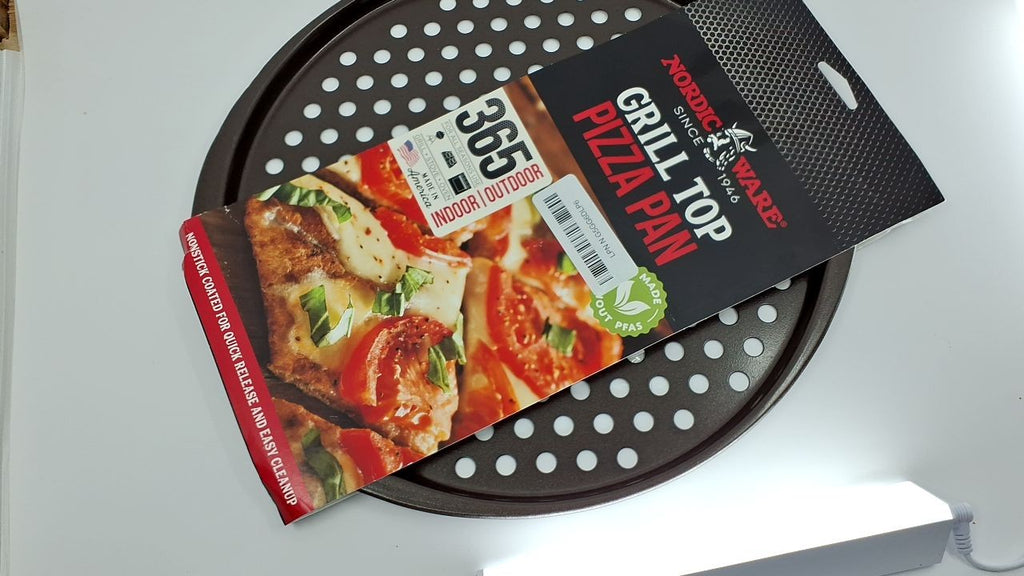 Nordic Ware Grill Safe Nonstick Pizza Pan, 12.5-Inch