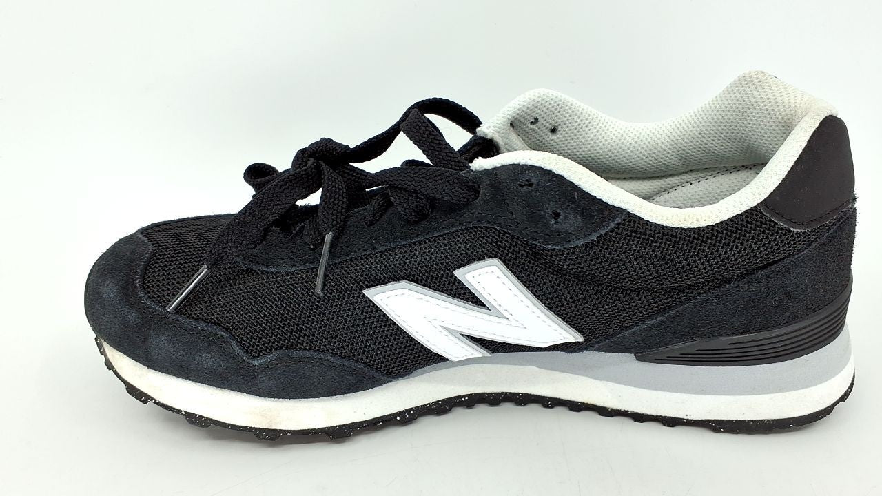 New Balance Women's 515 V3 Sneaker, Black/White/Aluminum Grey, 8.5