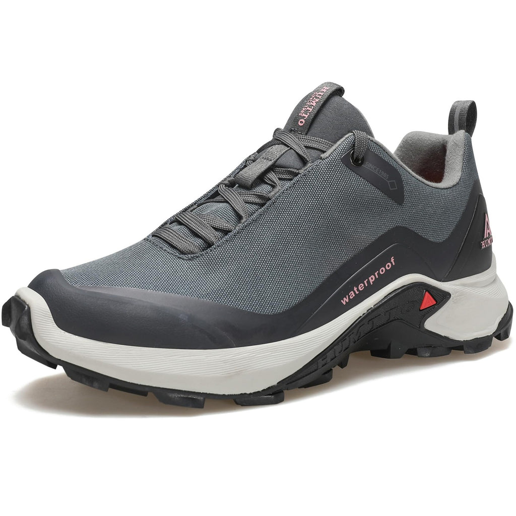 HUMTTO Women's All-Terrain Hiking Sneakers 10 Dark Grey Waterproof