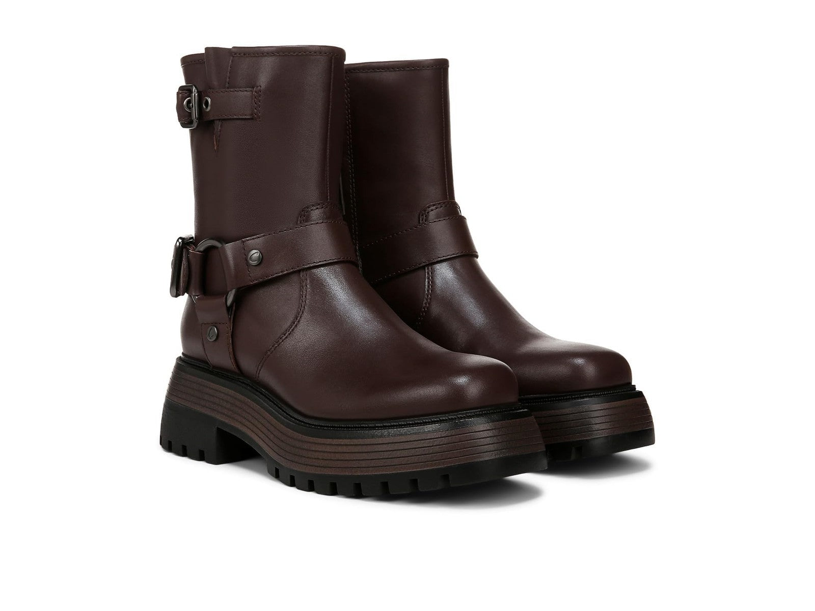 Circus NY by Sam Edelman Women's Motorcycle Boot, Dark Chocolate, 9.5