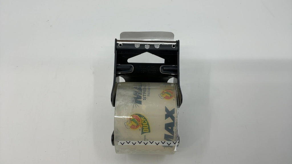 Duck Max Strength Clear Packing Tape 6 Rolls 1.88in x 22yds w/ Dispensers
