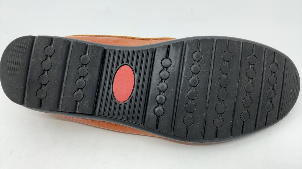 Men's Genuine Leather Casual Loafers A-Brown Size 13 by Go Tour