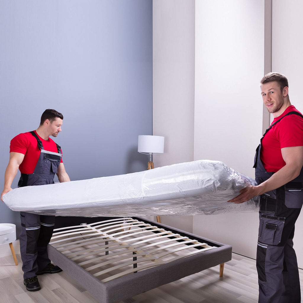 Pack of 2 Queen Mattress Covers 61x15x104 - Heavy Duty Clear Bags