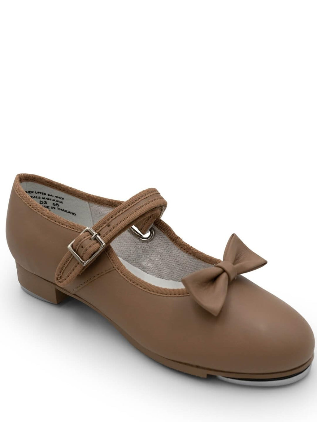 Capezio girls 3800 Tap Shoe mary jane flats, Caramel, 13.5 Little Kid US