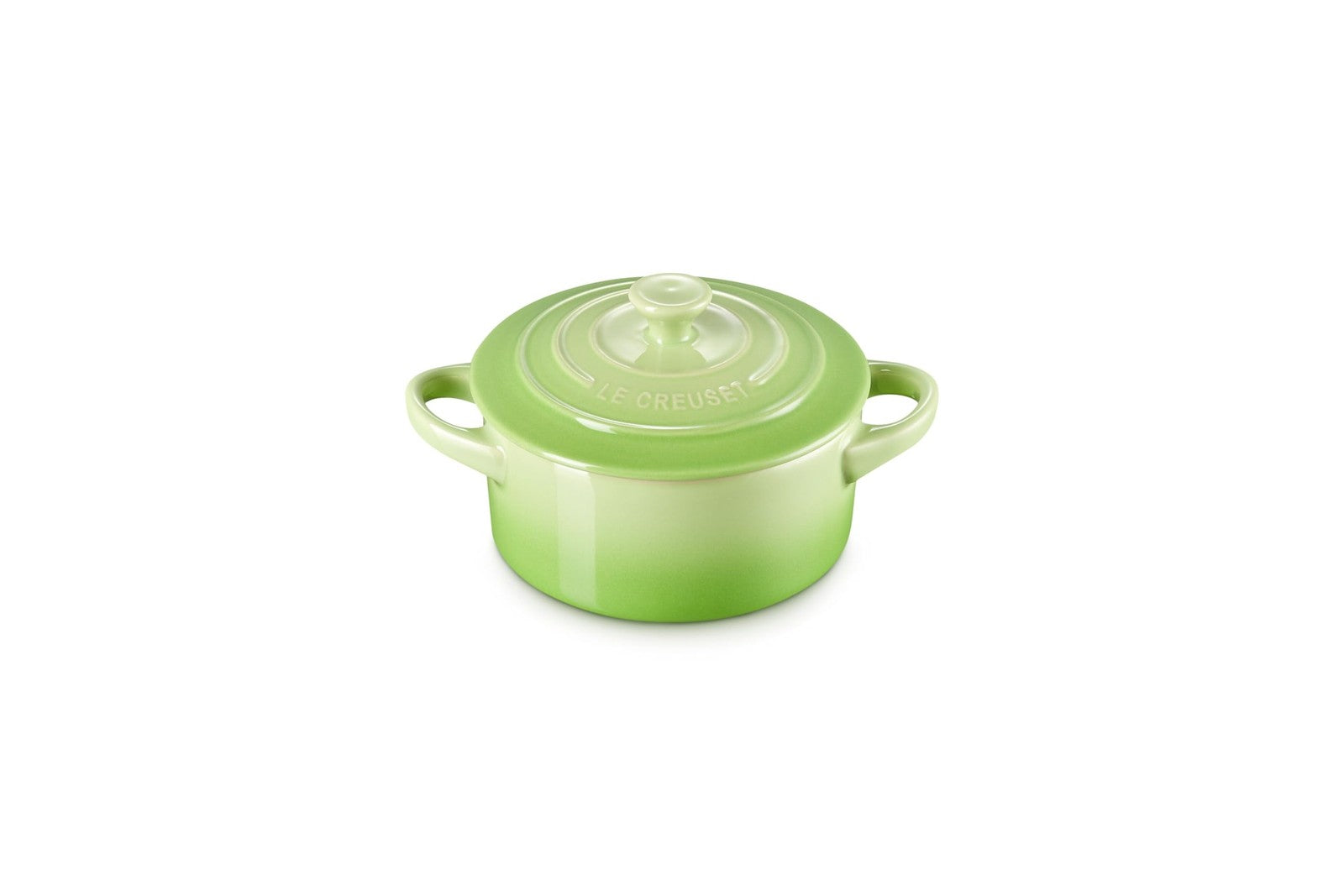 Le Creuset Stoneware Mini Round Cocotte, 8 oz., Palm