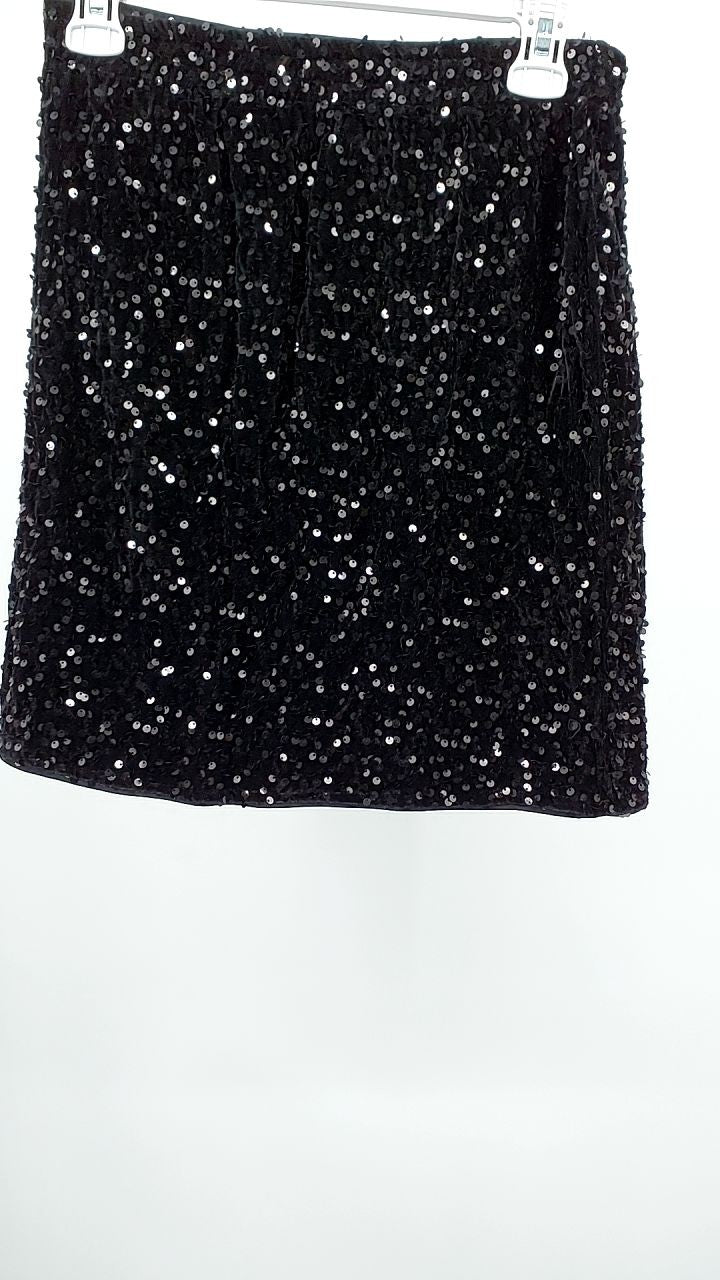 Sequin Mini Skirt