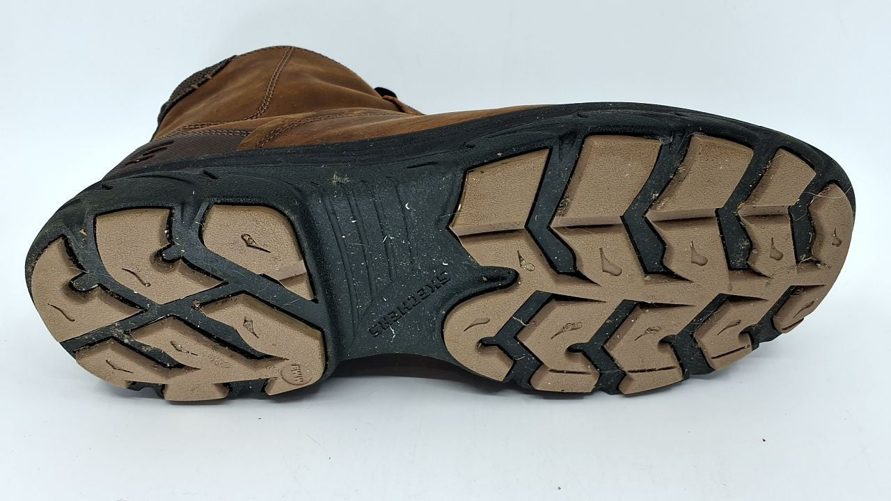 Skechers Resment-Korver Chelsea Hiking Boot 11.5 X-Wide Dark Brown