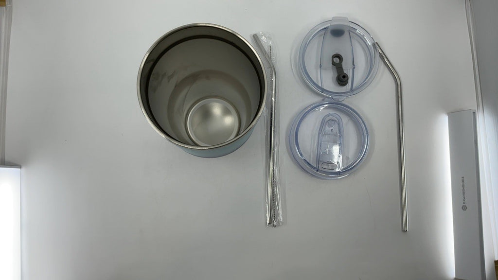 30oz Ocean Dream Tumbler - Stainless Steel, Vacuum Insulated, w/ Lid & Straw