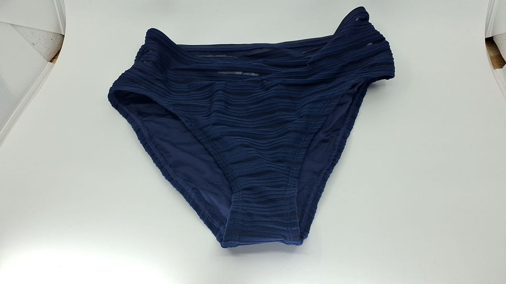 La Blanca Women's High Waist Swimsuit Bottom, Indigo//Fluid Lines, 6