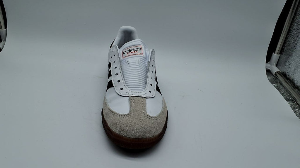 adidas Unisex-Adult Samba Indoor, White/Black/Vivid Red, 5