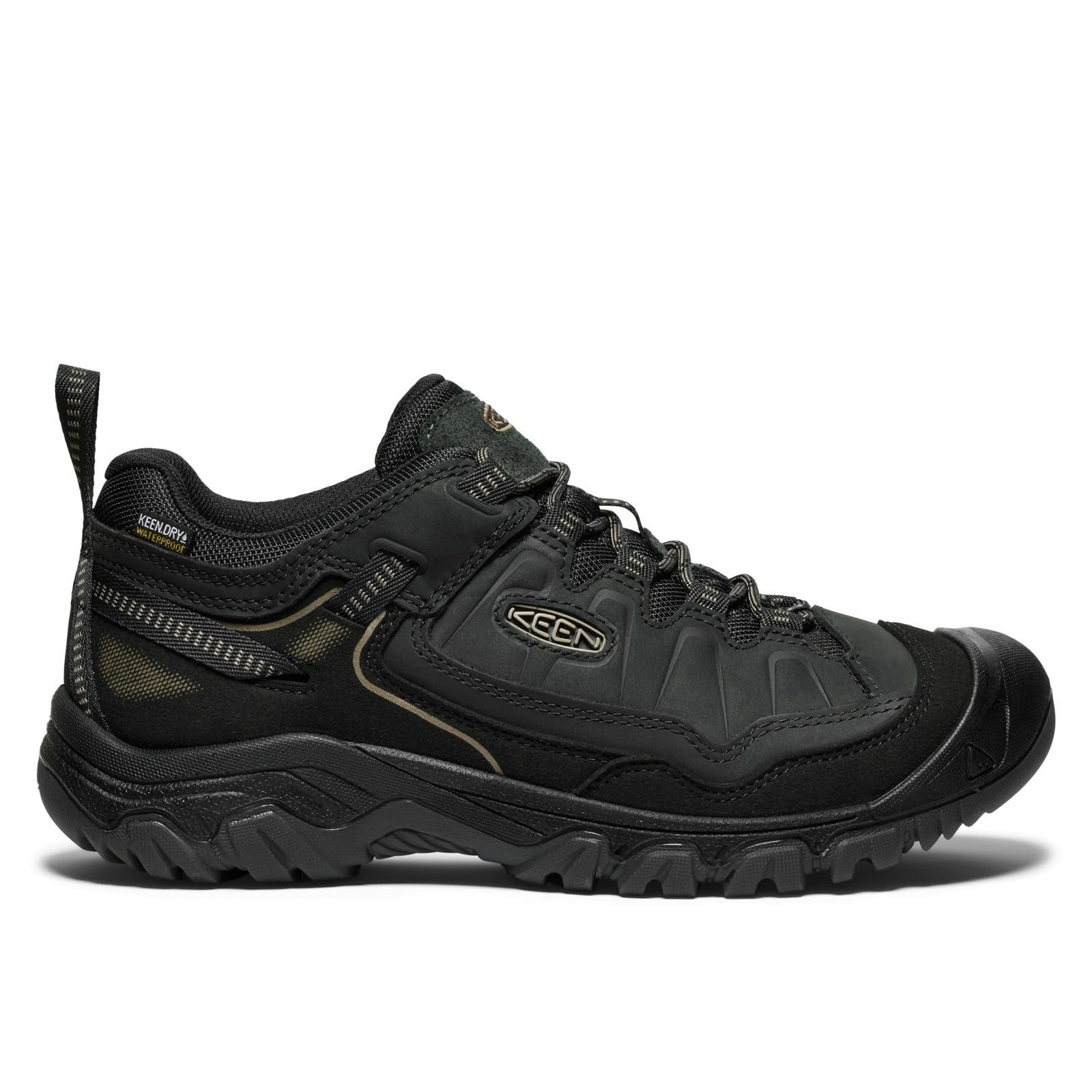 KEEN Targhee 4 Low Hiking Shoes 13 Black Durable Waterproof