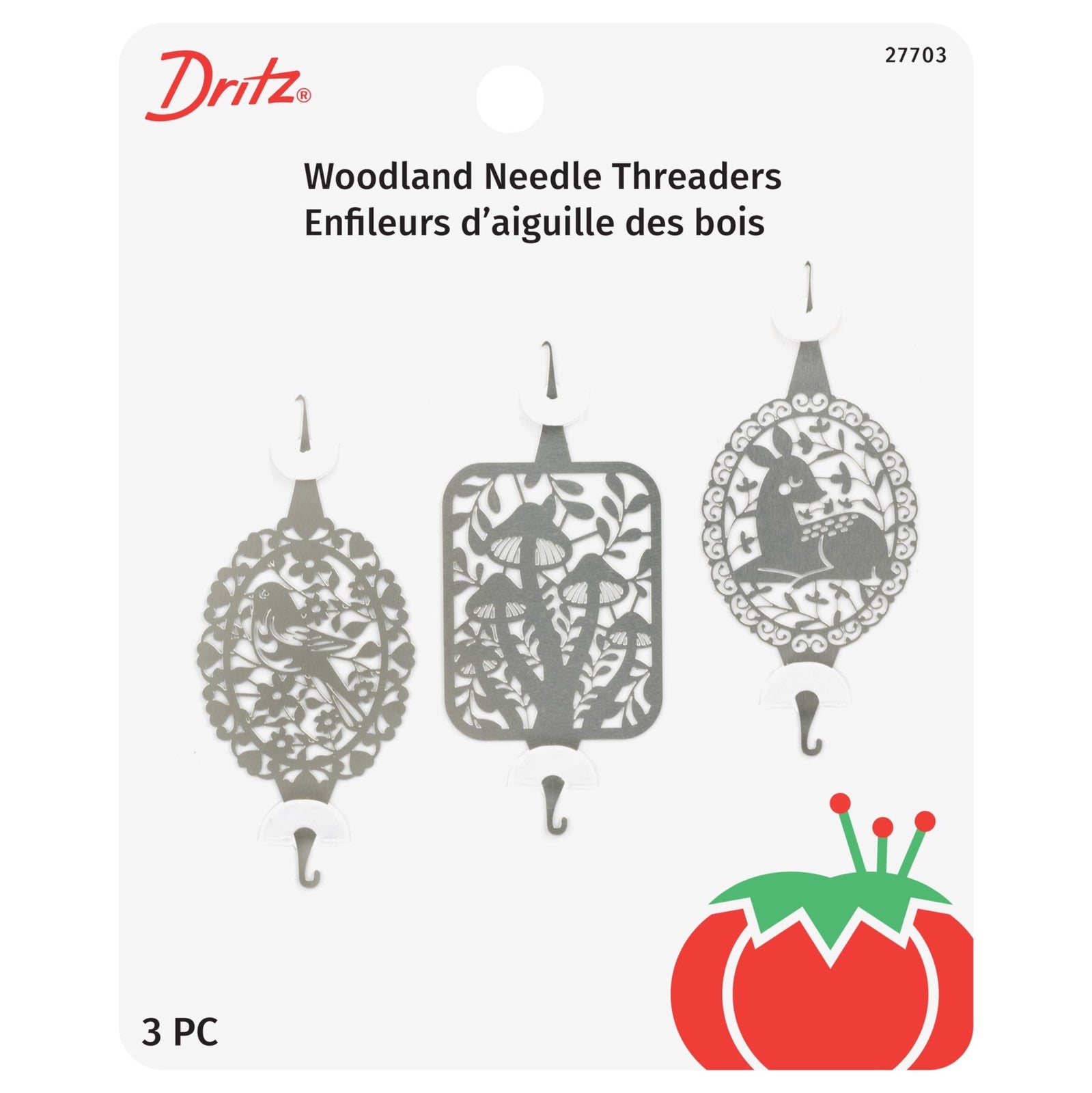 Dritz Woodland Threader, Silver 3 Count