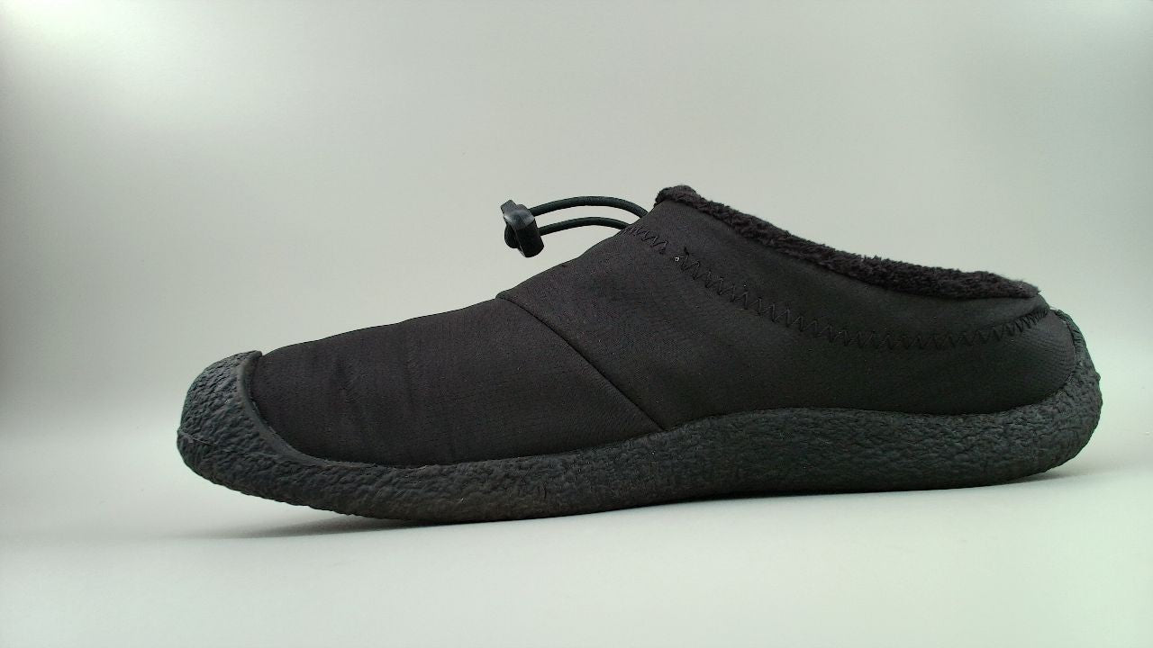 KEEN Women's Howser 3 Slide Comfy Durable Slippers, Black Smooth Nylon, 10.5