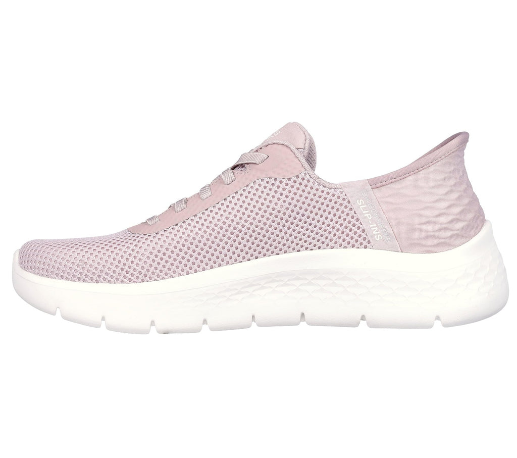 Mauve Skechers Go Walk Flex Slip-Ins, Women's Sneakers, Size 8