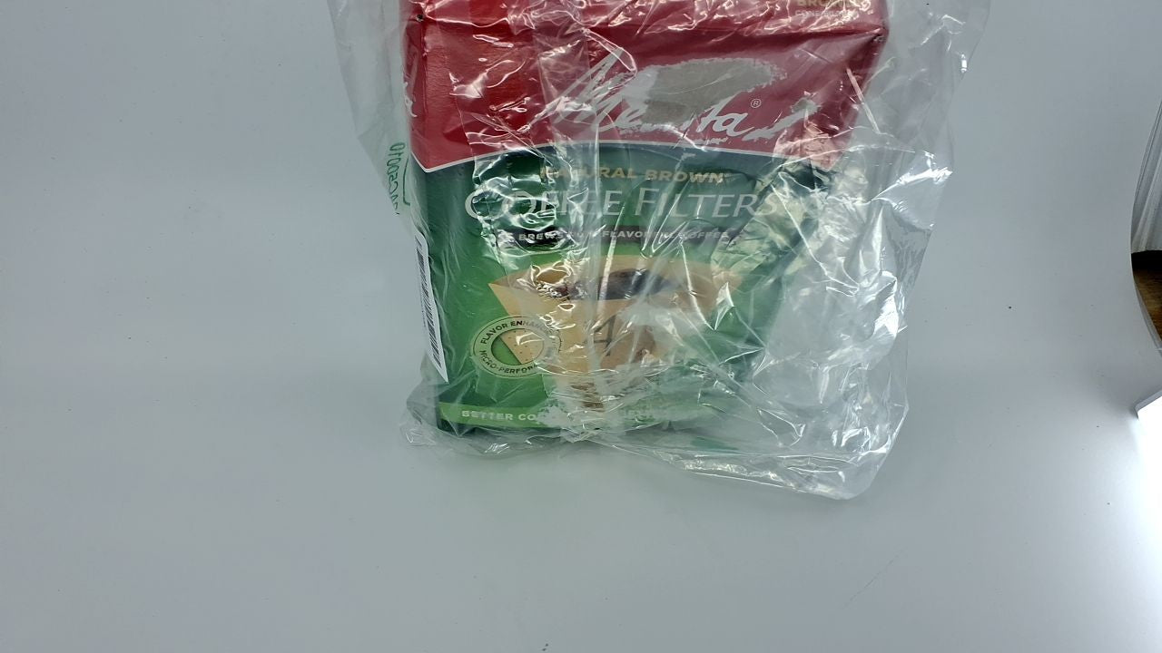 Unbleached Melitta #4 Cone Coffee Filters, 100 Total Filters